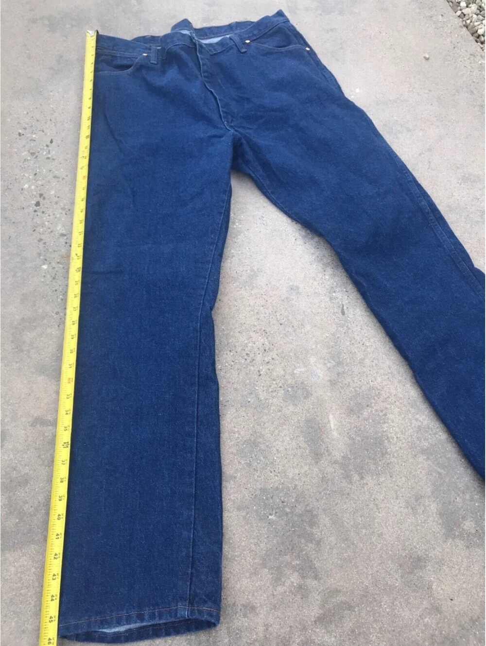 Vintage Wrangler Jeans 13MWZ Regular Fit Denim Blue Jeans Western Mens 42x34
